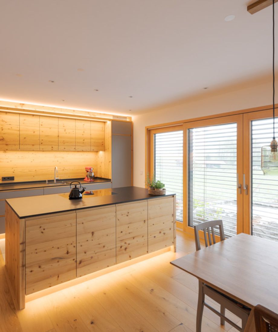 Küche Eiche Linoleum, ash