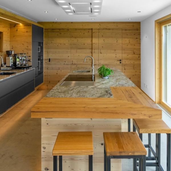 Küche Linoleum Fichte Altholz